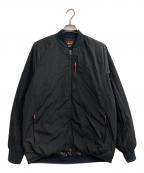 NANGAナンガ）の古着「SOFT DOWN VARSITY BLOUSON」｜ブラック