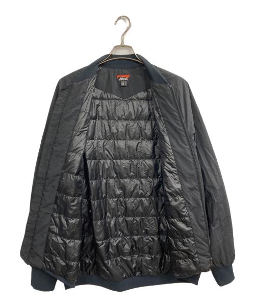 NANGA（ナンガ）NANGA (ナンガ) SOFT DOWN VARSITY BLOUSON ブラック サイズ:XLの古着・服飾アイテム