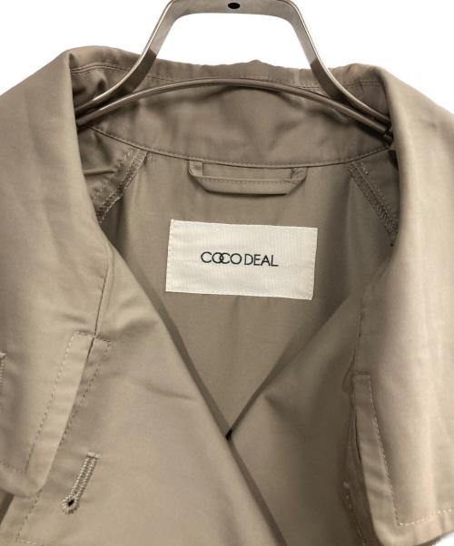 COCODEAL（ココディール）COCODEAL (ココディール) シャツテールミディ丈トレンチコート ベージュ サイズ:1の古着・服飾アイテム