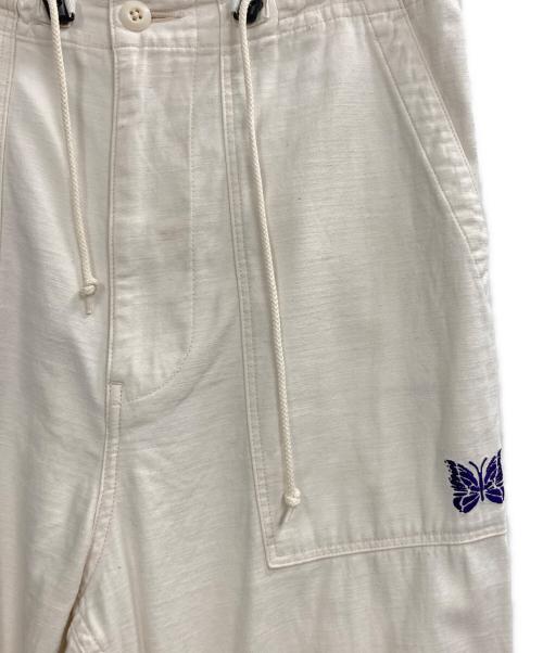 Needles（ニードルズ）Needles (ニードルズ) String Fatigue Pant ホワイト サイズ:XSの古着・服飾アイテム