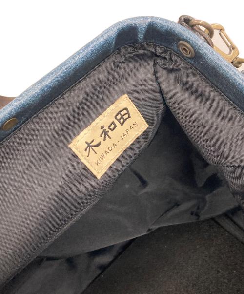 KIWADA（キワダ）KIWADA (キワダ) 2WAYバッグ ブルーの古着・服飾アイテム