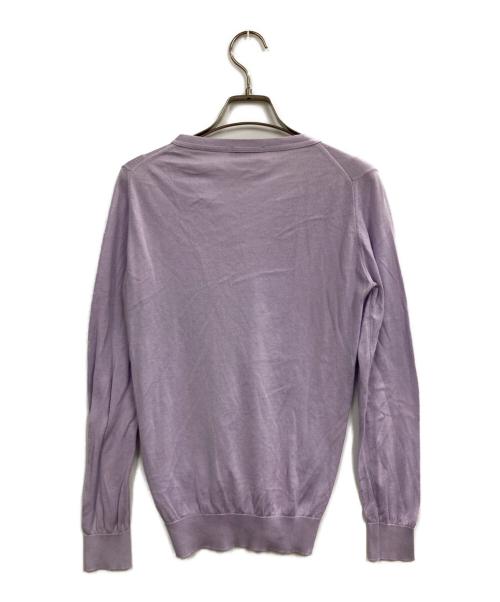 JOHN SMEDLEY（ジョンスメドレー）JOHN SMEDLEY (ジョンスメドレー) カーディガン ラベンダー サイズ:Sの古着・服飾アイテム