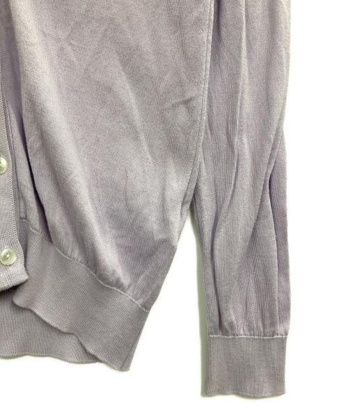 JOHN SMEDLEY（ジョンスメドレー）JOHN SMEDLEY (ジョンスメドレー) カーディガン ラベンダー サイズ:Sの古着・服飾アイテム