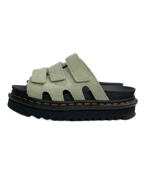 Dr.Martens（ドクターマーチン）Dr.Martens (ドクターマーチン) RAINE スライド サンダル グリーン サイズ:UK3の古着・服飾アイテム