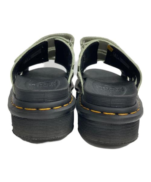 Dr.Martens（ドクターマーチン）Dr.Martens (ドクターマーチン) RAINE スライド サンダル グリーン サイズ:UK3の古着・服飾アイテム
