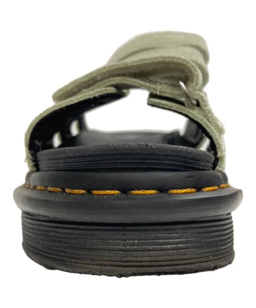 Dr.Martens（ドクターマーチン）Dr.Martens (ドクターマーチン) RAINE スライド サンダル グリーン サイズ:UK3の古着・服飾アイテム