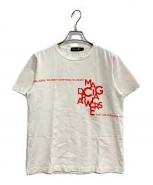 DRAWER（ドゥロワー）の古着「ロゴプリントTシャツ」｜ホワイト