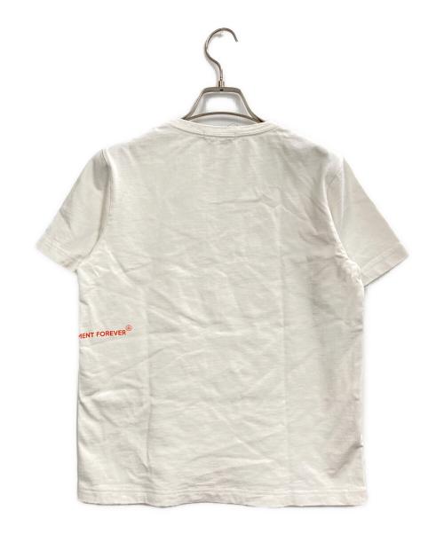 DRAWER（ドゥロワー）Drawer (ドゥロワー) ロゴプリントTシャツ ホワイト サイズ:1の古着・服飾アイテム