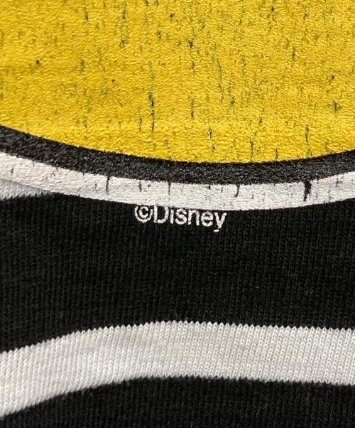 DISNEY（ディズニー）DISNEY (ディズニー) SPIRIT JERSEY (スピリット ジャージー) ミッキープリントボーダーカットソー ブラック サイズ:Mの古着・服飾アイテム