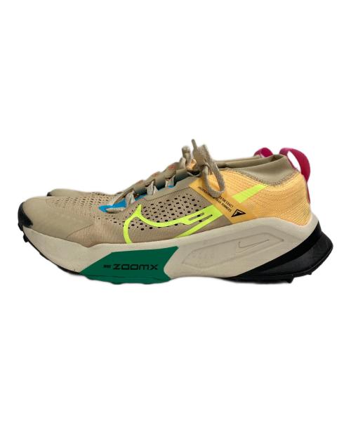 NIKE（ナイキ）NIKE (ナイキ) ZOOMX ZEGAMA TRAIL TEAM ベージュ サイズ:24.5の古着・服飾アイテム