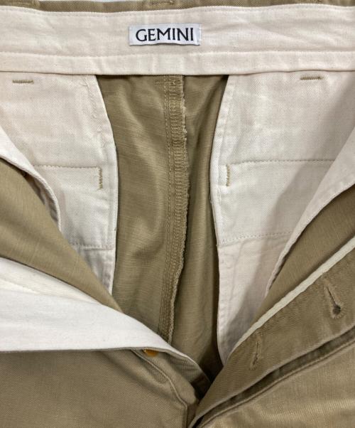 Gemini（ジェミニ）GEMINI (ジェミニ) チノパンツ ベージュ サイズ:36の古着・服飾アイテム