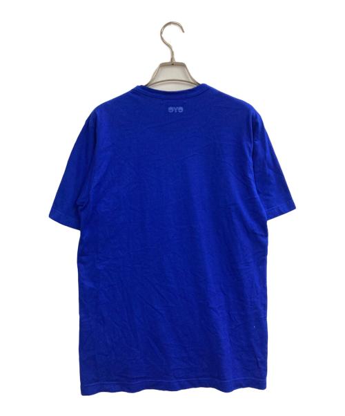 eYe COMME des GARCONS JUNYAWATANABE MAN（アイ コム デ ギャルソン ジュンヤ ワタナベ マン）eYe COMME des GARCONS JUNYAWATANABE MAN (アイ コム デ ギャルソン ジュンヤ ワタナベ マン) THE NORTH FACE (ザ ノース フェイス) プリントTシャツ ブルー サイズ:Sの古着・服飾アイテム