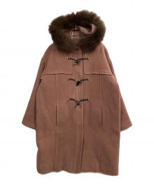 JILL BY JILLSTUART（ジル バイ ジルスチュアート）の古着「フロッシーモッサダッフルコート」｜ブラウン