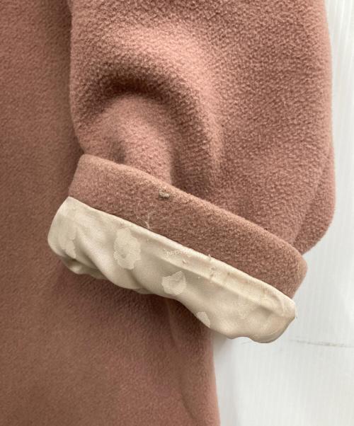 JILL BY JILLSTUART（ジル バイ ジルスチュアート）JILL BY JILLSTUART (ジル バイ ジルスチュアート) フロッシーモッサダッフルコート ブラウン サイズ:Sの古着・服飾アイテム