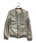 DIESELディーゼル）の古着「異素材ジャケット」｜グレー