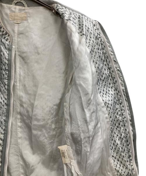 DIESEL（ディーゼル）DIESEL (ディーゼル) 異素材ジャケット グレー サイズ:Sの古着・服飾アイテム