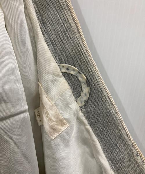 DIESEL（ディーゼル）DIESEL (ディーゼル) 異素材ジャケット グレー サイズ:Sの古着・服飾アイテム