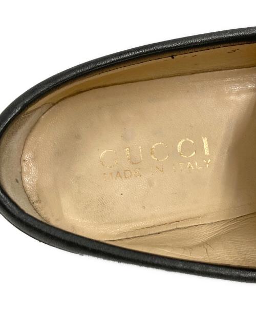 GUCCI（グッチ）GUCCI (グッチ) ホースビットローファー ブラック サイズ:5Ｃの古着・服飾アイテム