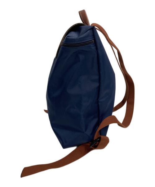 LONGCHAMP（ロンシャン）LONGCHAMP (ロンシャン) ナイロンリュック ブルーの古着・服飾アイテム