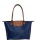 LONGCHAMP（ロンシャン）の古着「ル プリアージュ ロング S」｜ネイビー