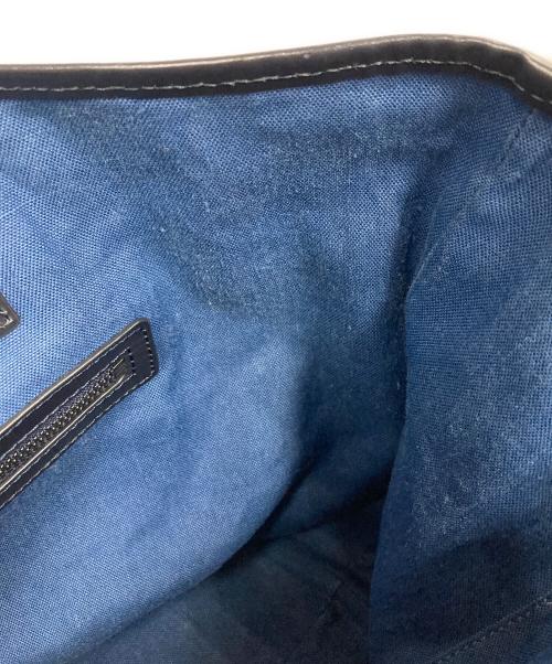 MACKINTOSH LONDON（マッキントッシュ ロンドン）MACKINTOSH LONDON (マッキントッシュ ロンドン) REW舟形トートバッグ ブルーの古着・服飾アイテム
