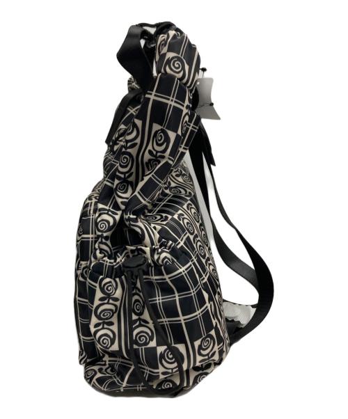 ANNA SUI（アナスイ）ANNA SUI (アナスイ) 2WAYバッグ ブラック×ホワイト 未使用品の古着・服飾アイテム