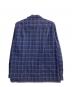 BEAUTY&YOUTH (ビューティーアンドユース) ポプリン チェック オープンカラー リラックスレギュラー シャツ ブルー サイズ:XL：5000円