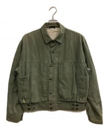 BRUMMELL（ブルンメル）の古着「フライトジャケット」｜カーキ