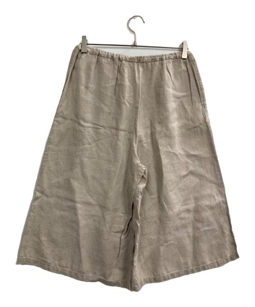 fog linen work（フォグリネンワーク）fog linen work (フォグリネンワーク) リネンガウチョパンツ ベージュ サイズ:記載なし（実寸サイズを参照ください）の古着・服飾アイテム