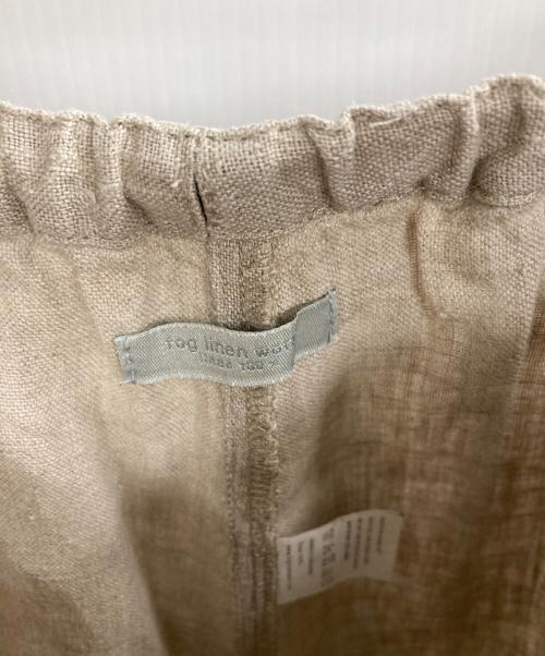 fog linen work（フォグリネンワーク）fog linen work (フォグリネンワーク) リネンガウチョパンツ ベージュ サイズ:記載なし（実寸サイズを参照ください）の古着・服飾アイテム