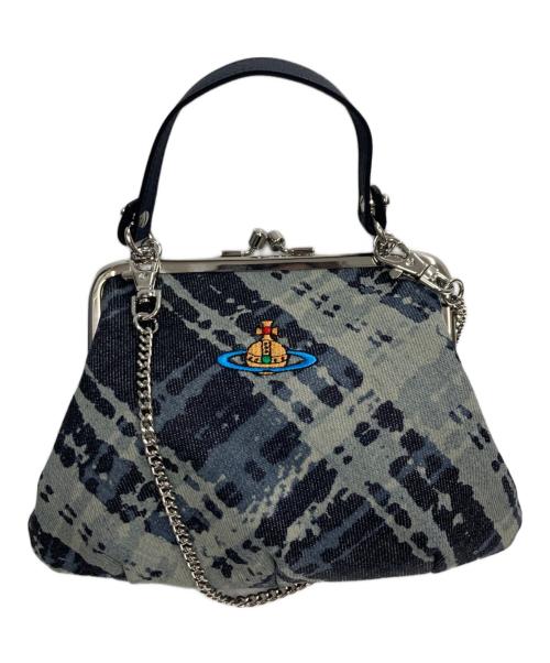Vivienne Westwood（ヴィヴィアンウエストウッド）Vivienne Westwood (ヴィヴィアンウエストウッド) グラニー金口ミニショルダーバッグ インディゴの古着・服飾アイテム