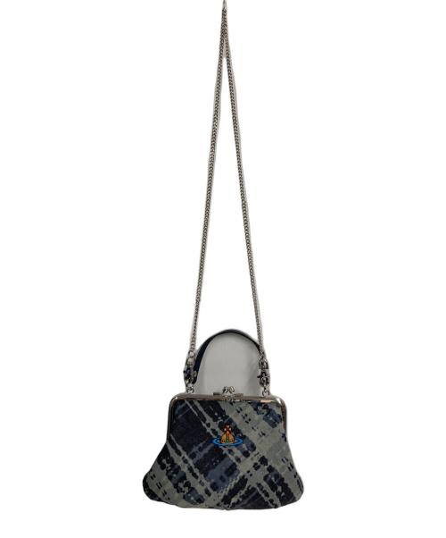 Vivienne Westwood（ヴィヴィアンウエストウッド）Vivienne Westwood (ヴィヴィアンウエストウッド) グラニー金口ミニショルダーバッグ インディゴの古着・服飾アイテム