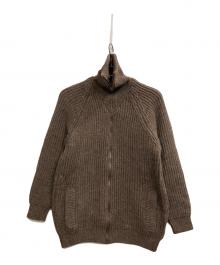 Highland（ハイランド）の古着「エルボーパッチニットジャケット」｜ブラウン