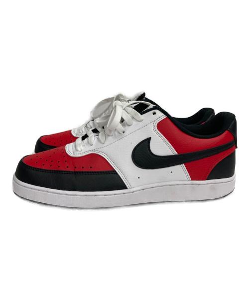 NIKE（ナイキ）NIKE (ナイキ) COURT VISION LO ホワイト×レッド サイズ:28.5の古着・服飾アイテム