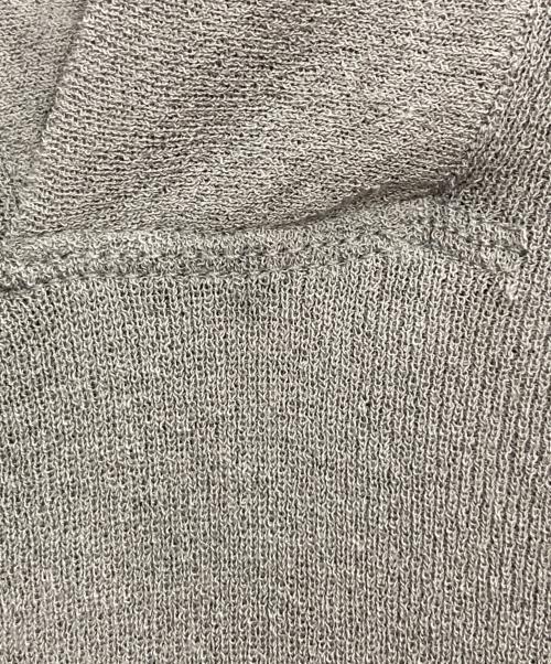 BLAMINK（ブラミンク）BLAMINK (ブラミンク) BLMK 14Gレギュラーカラーショートスリーブニット グレー サイズ:38の古着・服飾アイテム