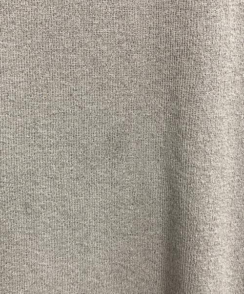 BLAMINK（ブラミンク）BLAMINK (ブラミンク) BLMK 14Gレギュラーカラーショートスリーブニット グレー サイズ:38の古着・服飾アイテム