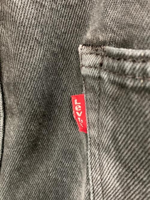LEVI'S（リーバイス）LEVI'S (リーバイス) 後染めブラックデニム ブラック サイズ:W34 L32の古着・服飾アイテム
