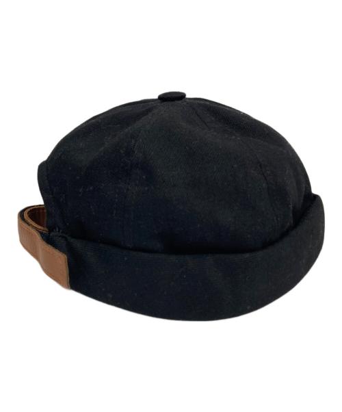 BETON CIRE（ベトン シレ）BETON CIRE (ベトン シレ) fisherman cap ブラックの古着・服飾アイテム