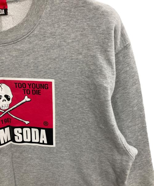 CREAM SODA（クリームソーダ）CREAM SODA (クリームソーダ) 50周年記念プリントスウェット グレー サイズ:Lの古着・服飾アイテム
