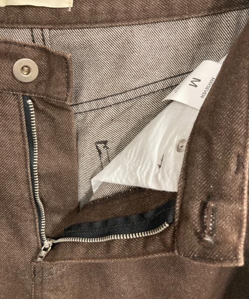 MAYSEVEN（メイセブン）MAYSEVEN (メイセブン) デニムパンツ ブラウン サイズ:Mの古着・服飾アイテム