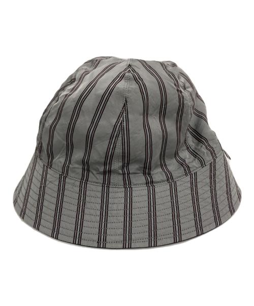 kijima takayuki（キジマタカユキ）kijima takayuki (キジマタカユキ) 26SS　REVERSIBLE BUCKET 6PANEL HAT BLACK x GRAYの古着・服飾アイテム