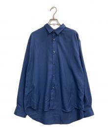 mb（エムビー）の古着「ハイエンド 尾州ウールシャツ」｜ネイビー