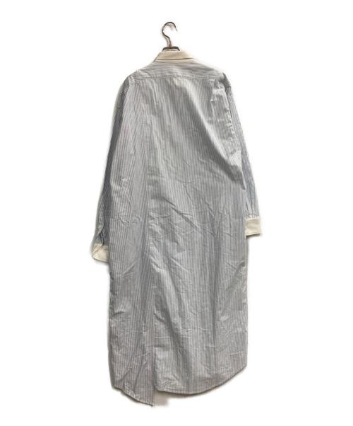 77circa（ナナナナサーカ）77circa (ナナナナサーカ) リメイクシャツワンピース スカイブルー サイズ:表記無し（実寸サイズをご確認ください）の古着・服飾アイテム