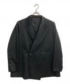 Lui'sルイス）の古着「ウール混ベネシャンダブルボクシージャケット」｜ブラック