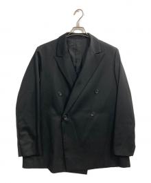 Lui's（ルイス）の古着「ウール混ベネシャンダブルボクシージャケット」｜ブラック