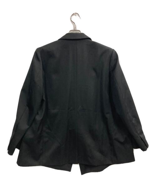 Lui's（ルイス）Lui's (ルイス) ウール混ベネシャンダブルボクシージャケット ブラック サイズ:Sの古着・服飾アイテム