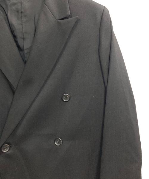 Lui's（ルイス）Lui's (ルイス) ウール混ベネシャンダブルボクシージャケット ブラック サイズ:Sの古着・服飾アイテム