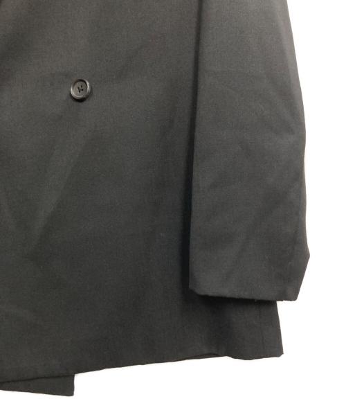 Lui's（ルイス）Lui's (ルイス) ウール混ベネシャンダブルボクシージャケット ブラック サイズ:Sの古着・服飾アイテム