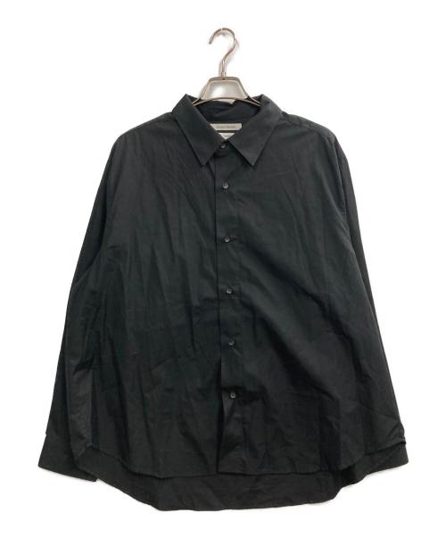 alcindor materials（アルシンダーマテリアルズ）alcindor materials (アルシンダーマテリアルズ) リラックスシャツ ブラック サイズ:Lの古着・服飾アイテム