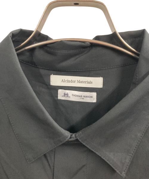 alcindor materials（アルシンダーマテリアルズ）alcindor materials (アルシンダーマテリアルズ) リラックスシャツ ブラック サイズ:Lの古着・服飾アイテム